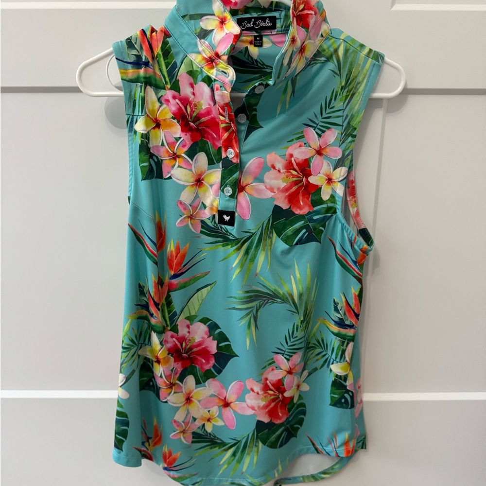 Floral Sleeveless Top - Multicolor